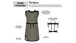 AliMed® Grab ’n Go™ Tie Apron, Male 